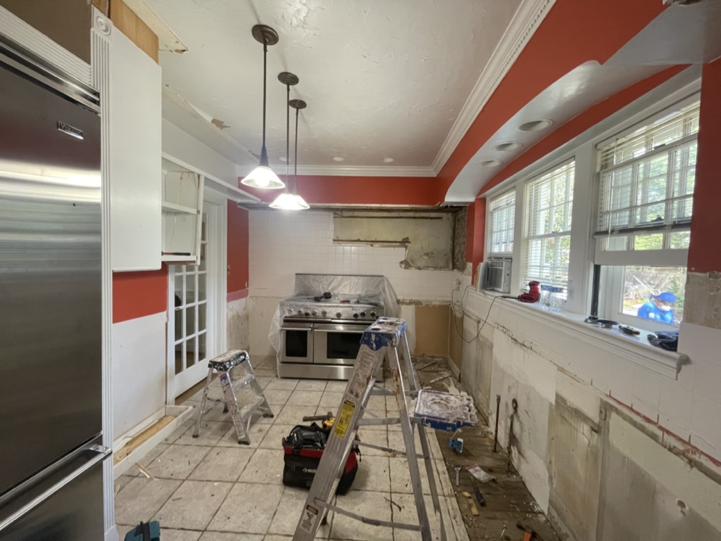 Existing kitchen before demolition