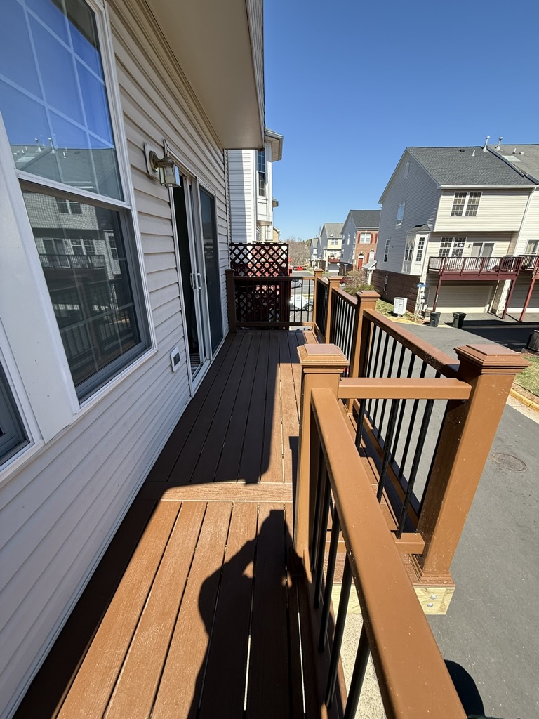 Finished composite deck — view 2