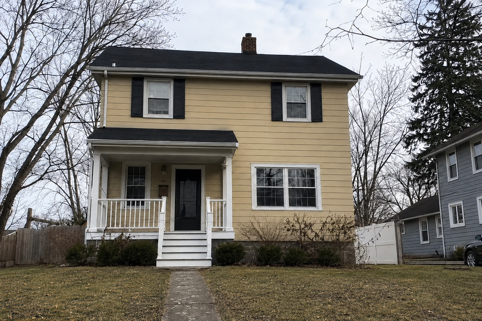 Residential Home Addition — existing condition before construction