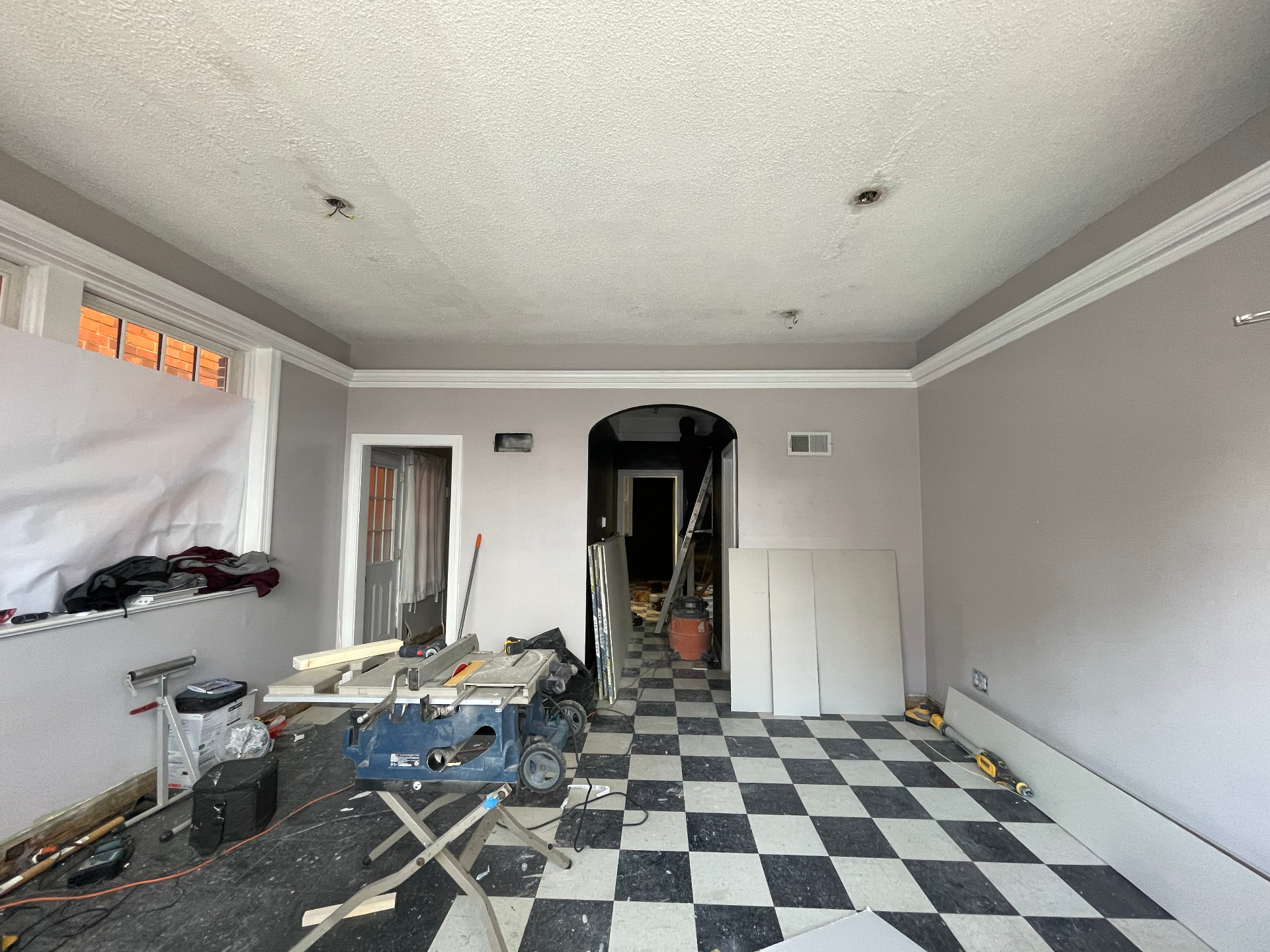 Salon & Spa Renovation — before open room